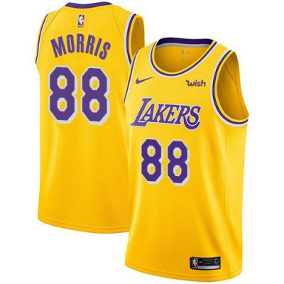 Nike Los Angeles Lakers #88 Markieff Morris Gold Youth NBA Swingman Icon Edition Jersey
